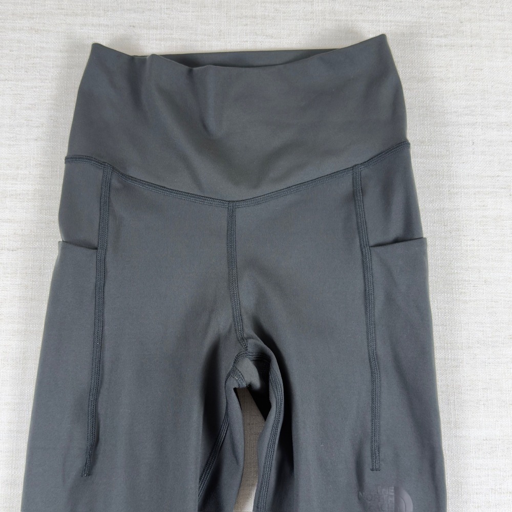 The North Face Womens High Waisted Pocket Leggings Dark Gray Small NF0A5583